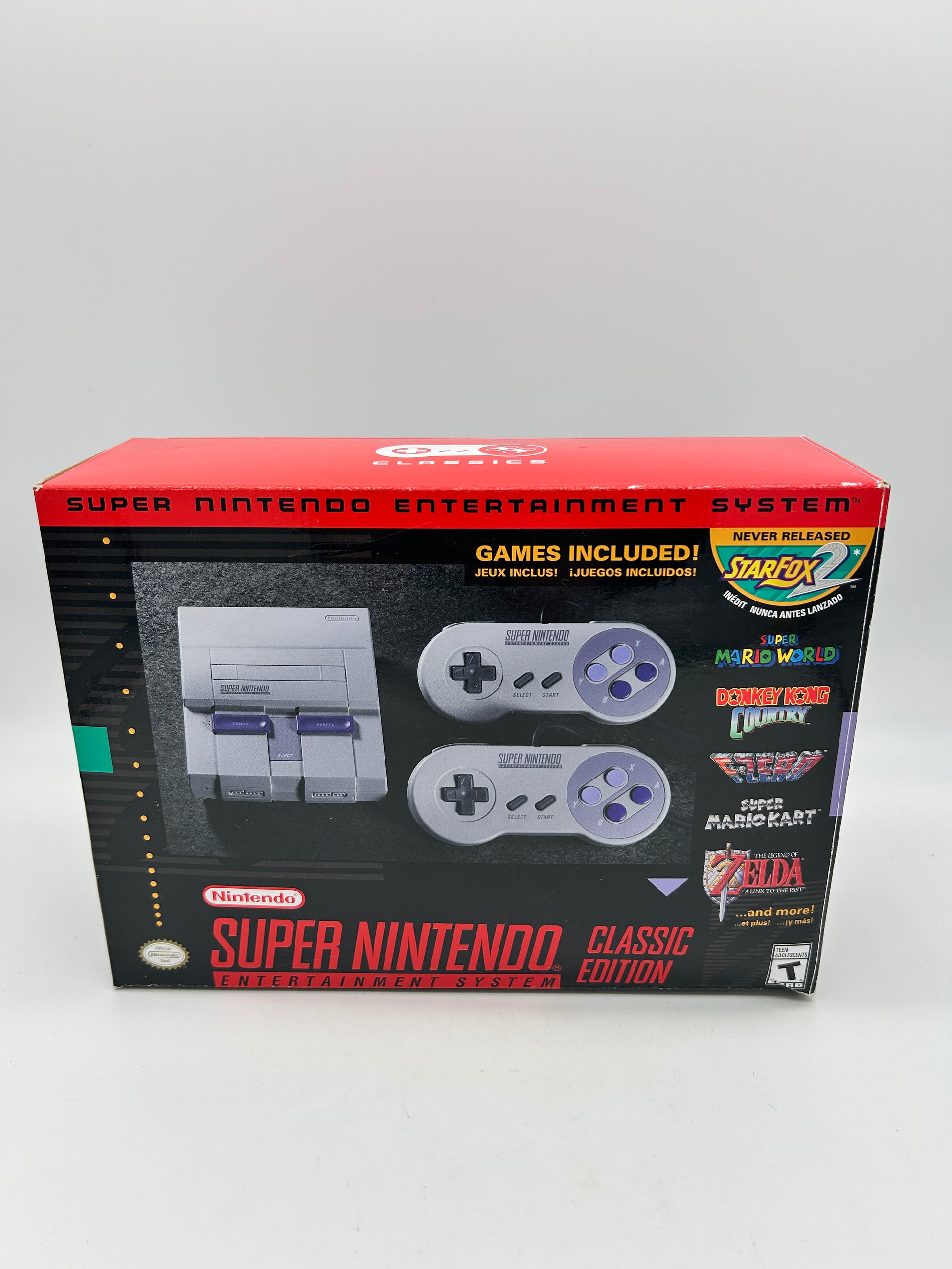 PiXEL-RETRO.COM : SUPER NiNTENDO [SNES] CLASSiC EDiTiON CONSOLE | MODEL CLV-201