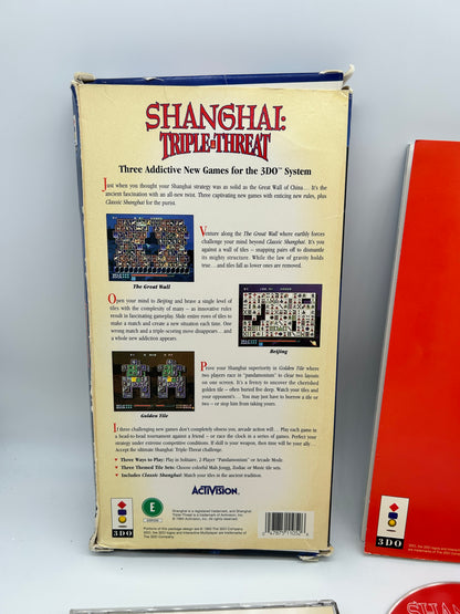3DO PANASONiC | SHANGHAi TRIPLE THREAT | LONG BOX VERSiON