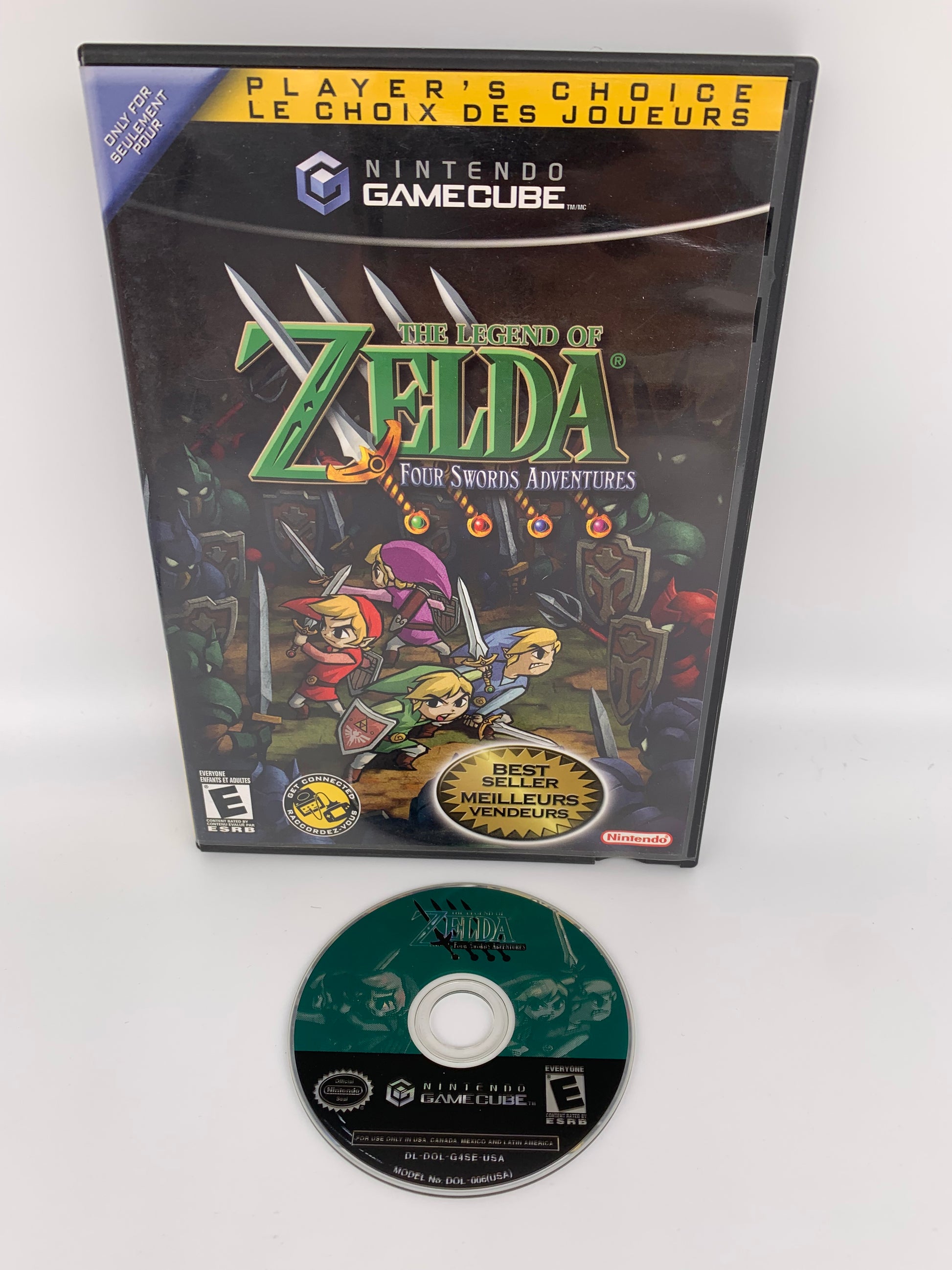 PiXEL-RETRO.COM : NINTENDO GAMECUBE THE LEGEND OF ZELDA THE WIND WAKER BOX GAME NTSC THE LEGEND OF ZELDA FOUR SWORDS ADVENTURES