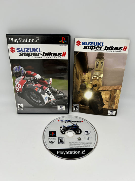 PiXEL-RETRO.COM : SONY PLAYSTATION 2 (PS2) COMPLET CIB BOX MANUAL GAME NTSC SUZUKI SUPERBIKES II RIDING CHALLENGE