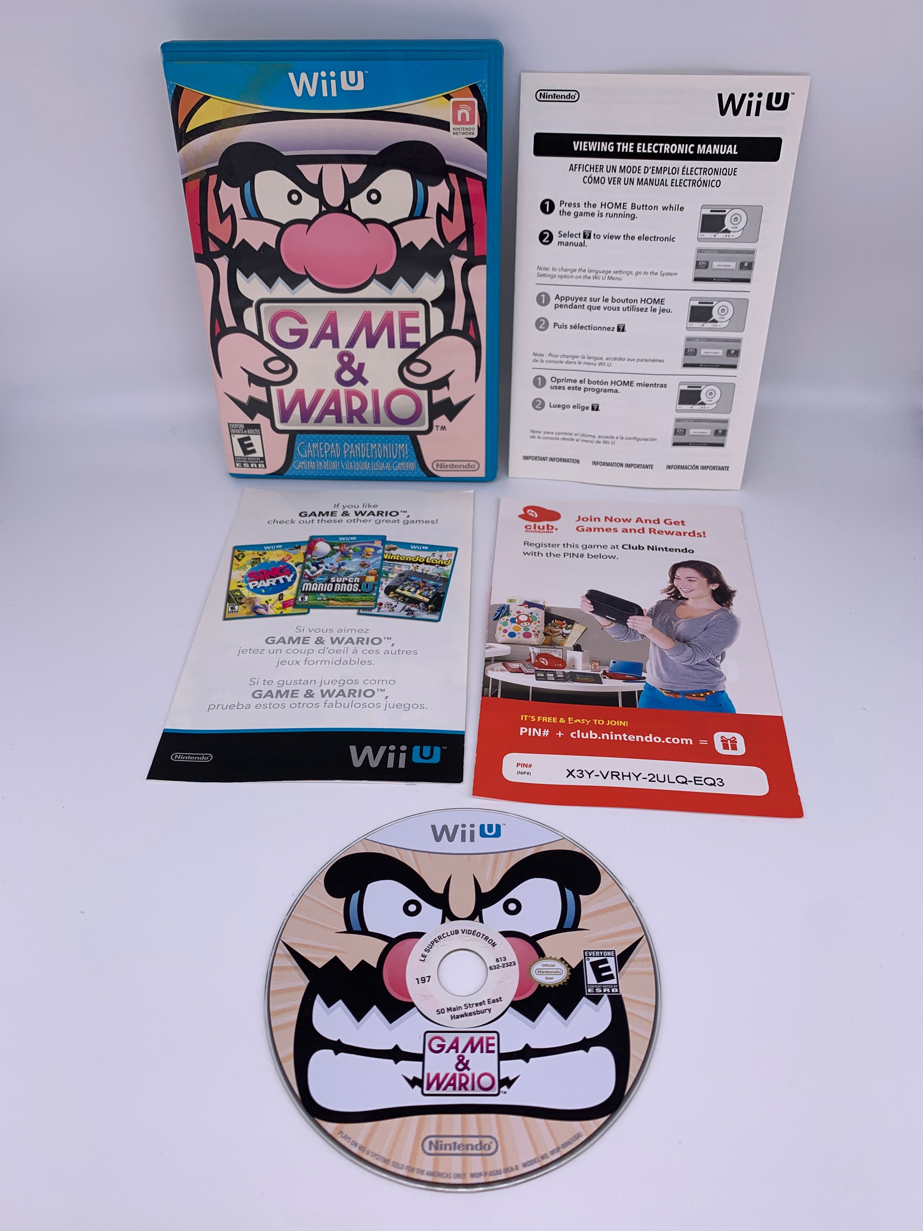 Game and Wario - Nintendo Wii U - Game store - Good Condition - NTSC-U/C