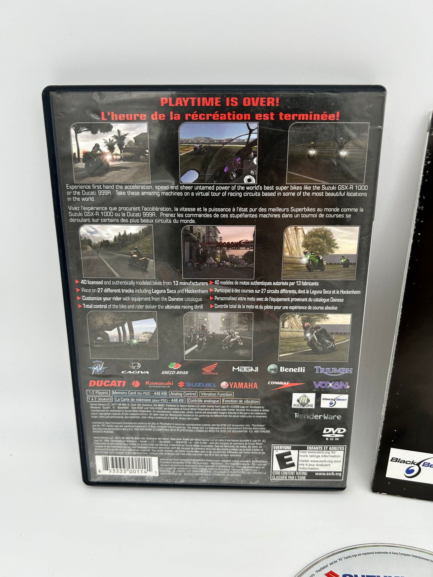 SONY PLAYSTATiON 2 [PS2] | SUZUKI SUPERBiKES II RiDiNG CHALLENGE