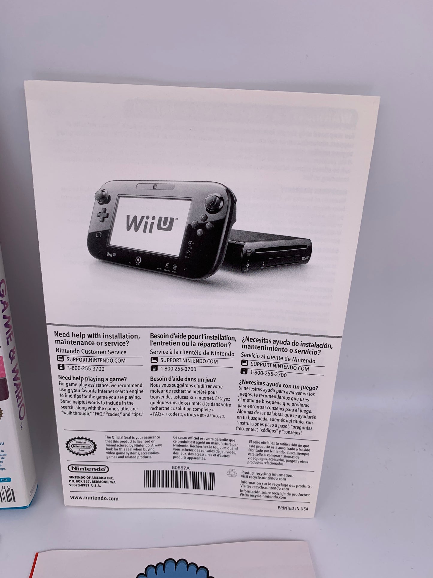 NiNTENDO Wii U | GAME & WARiO