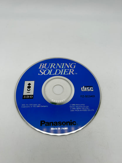 PiXEL-RETRO.COM : 3DO PANASONIC INSTRUCTION MANUAL NTSC GAME COMPLET CIB BURNING SOLDIER