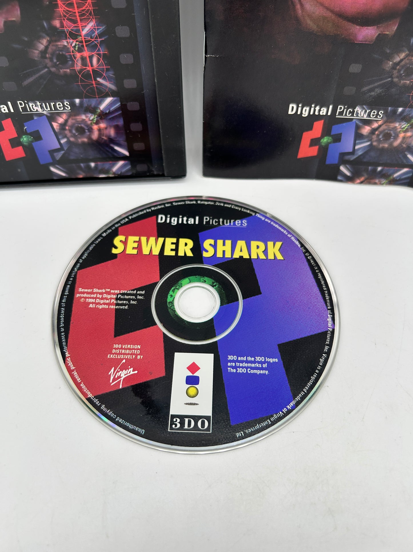 3DO PANASONiC | SEWER SHARK U-DIRECT iNTERACTIVE FILM | LONG BOX VERSiON