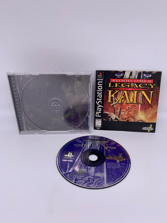 PiXEL-RETRO.COM : SONY PLAYSTATION 1 (PS1) COMPLET CIB BOX MANUAL GAME NTSC BLOOD OMEN LEGACY OF KAIN