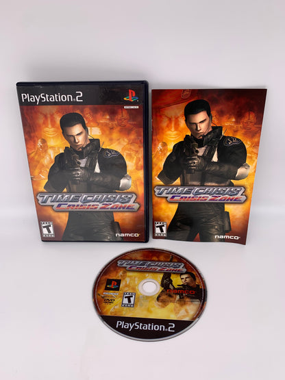 PiXEL-RETRO.COM : SONY PLAYSTATION 2 (PS2) COMPLET CIB BOX MANUAL GAME NTSC TIME CRISIS ZONE