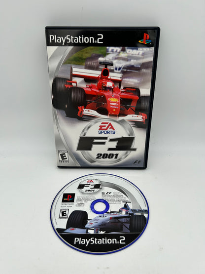 PiXEL-RETRO.COM : SONY PLAYSTATION 2 (PS2) COMPLET CIB BOX MANUAL GAME NTSC F1 2001 FORMULA 1