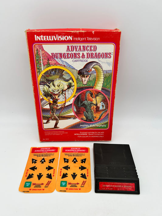 PiXEL-RETRO.COM : INTELLIVISION GAME, OVERLAY, BOX NTSC ADVANCED DUNGEONS & DRAGONS