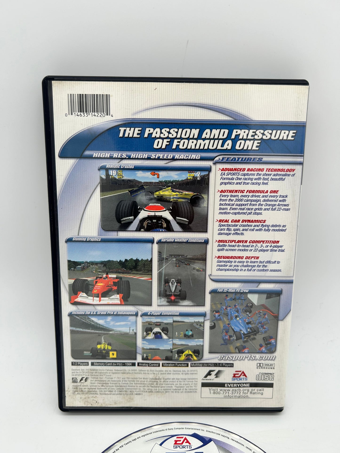 SONY PLAYSTATiON 2 [PS2] | F1 CHAMPiONSHiP SEASON 2000 FORMULA 1