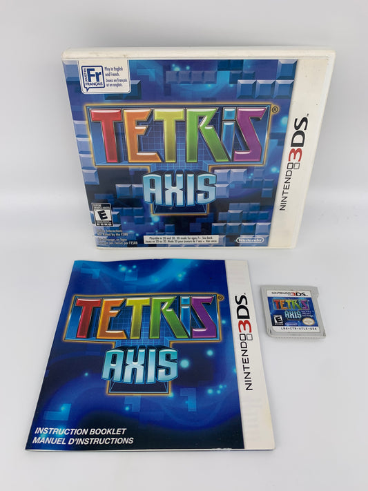 PiXEL-RETRO.COM : NINTENDO 3DS (3DS) COMPLET IN BOX MANUAL GAME NTSC TETRIS AXIS