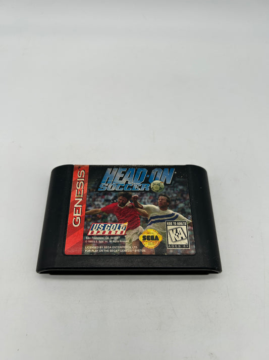 PiXEL-RETRO.COM : SEGA GENESIS (MEGA DRIVE) GAME NTSC HEAD-ON SOCCER