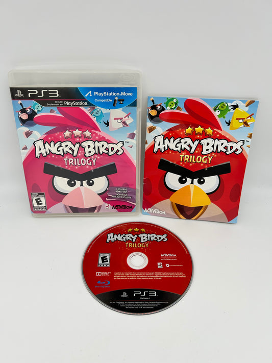 PiXEL-RETRO.COM : SONY PLAYSTATION 3 (PS3) COMPLET CIB BOX MANUAL GAME NTSC ANGRY BIRDS TRILOGY