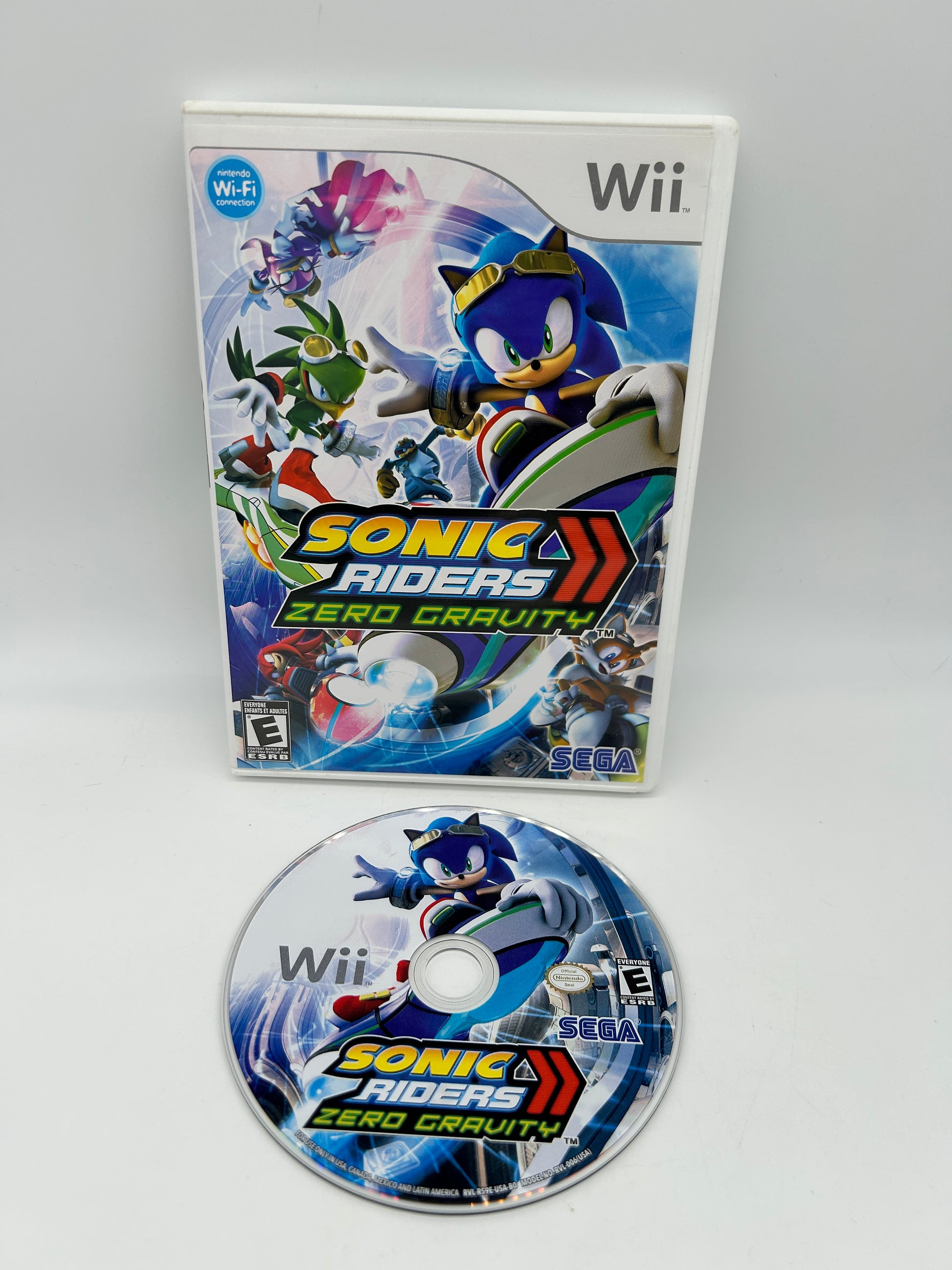 PiXEL-RETRO.COM : NINTENDO WII COMPLET CIB BOX MANUAL GAME NTSC SONIC RIDERS ZERO GRAVITY