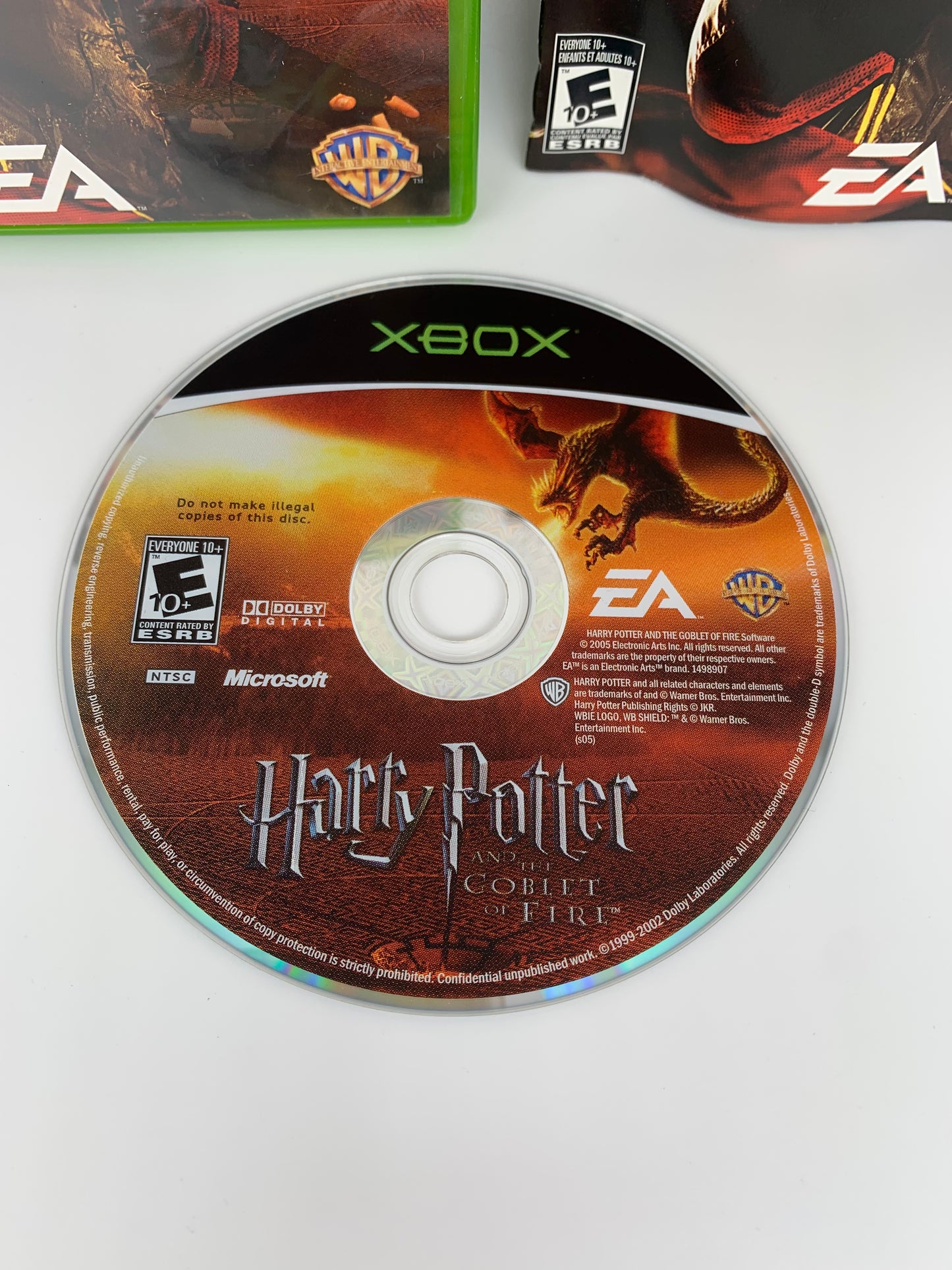 MiCROSOFT XBOX ORiGiNAL | HARRY POTTER AND THE GOBLET OF FiRE