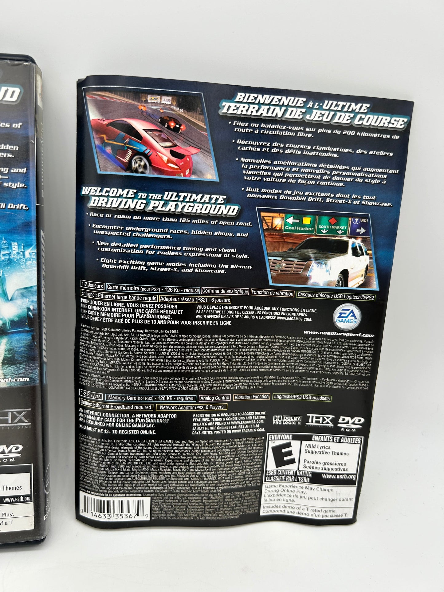 SONY PLAYSTATiON 2 [PS2] | NEED FOR SPEED UNDERGROUND 2