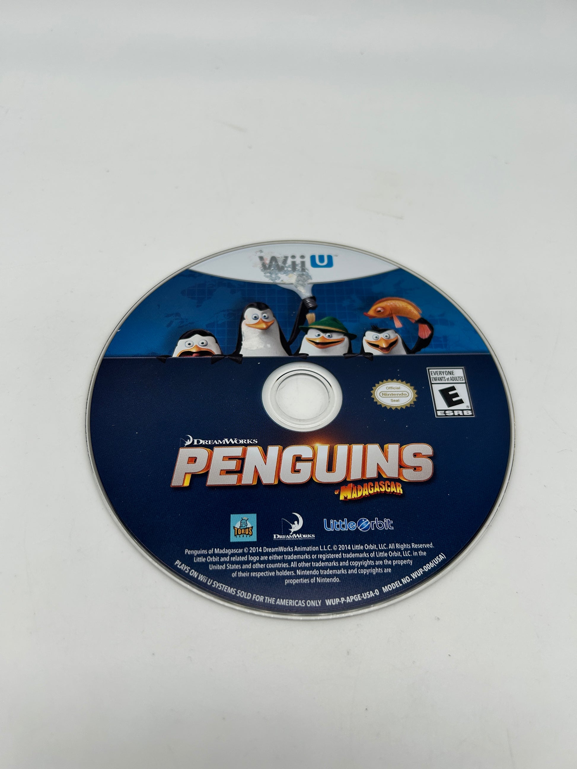 PiXEL-RETRO.COM : NINTENDO WII U COMPLET CIB BOX MANUAL GAME NTSC PENGUINS OF MADAGASCAR