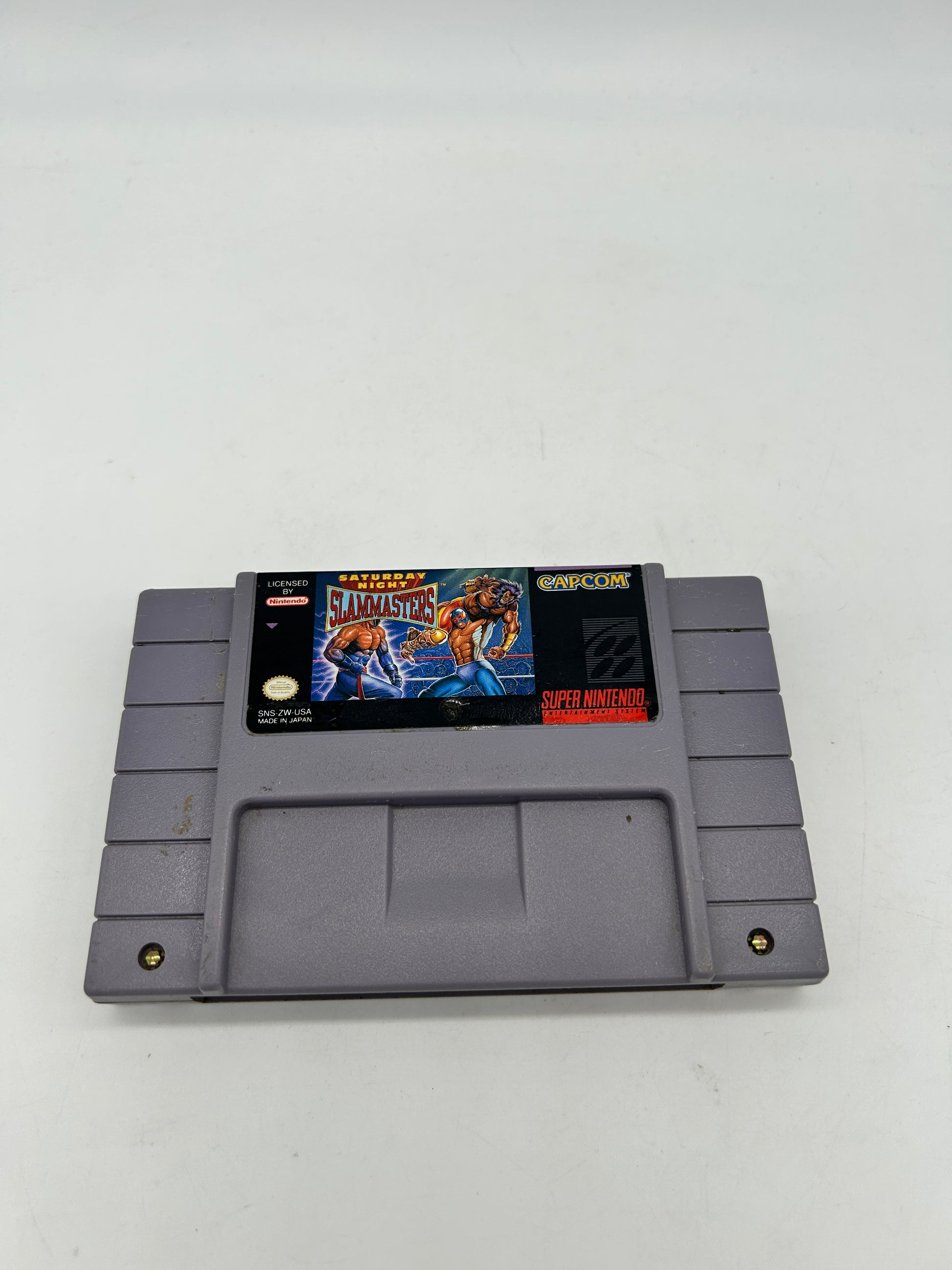 PiXEL-RETRO.COM : SUPER NINTENDO NES (SNES) GAME NTSC SATURDAY NIGHT SLAM MASTERS