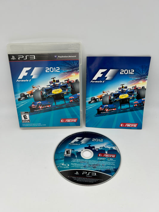 PiXEL-RETRO.COM : SONY PLAYSTATION 3 (PS3) COMPLET CIB BOX MANUAL GAME NTSC F1 FORMULA 1 2012