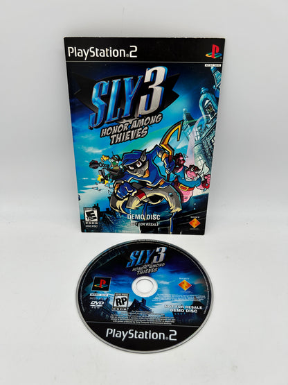 PiXEL-RETRO.COM : SONY PLAYSTATION 2 (PS2) COMPLET CIB BOX MANUAL GAME NTSC DEMO DISC | NOT FOR RESALE SLY 3 HONOR AMONG THIEVES