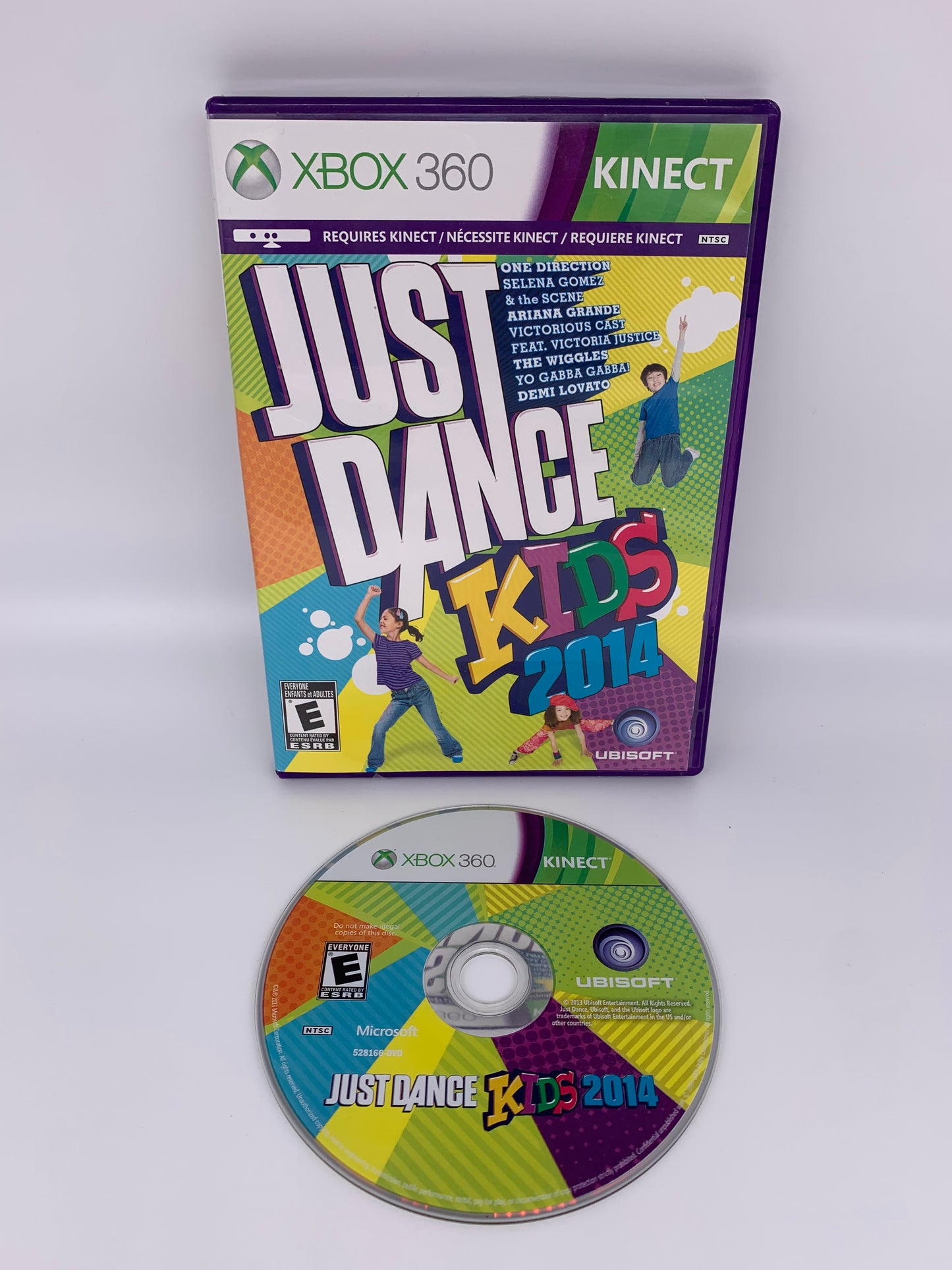 PiXEL-RETRO.COM : MICROSOFT XBOX 360 COMPLETE CIB BOX MANUAL GAME NTSC JUST DANCE KIDS 2014