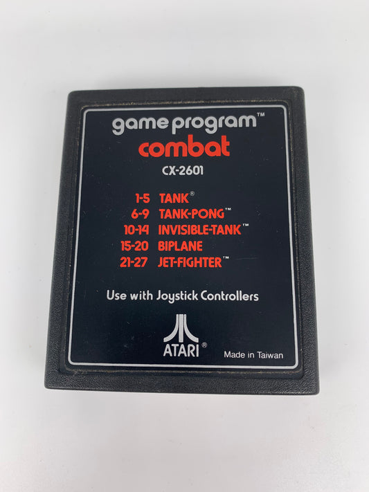 PiXEL-RETRO.COM : ATARI 2600 GAME NTSC COMBAT TEXT LABEL VERSION