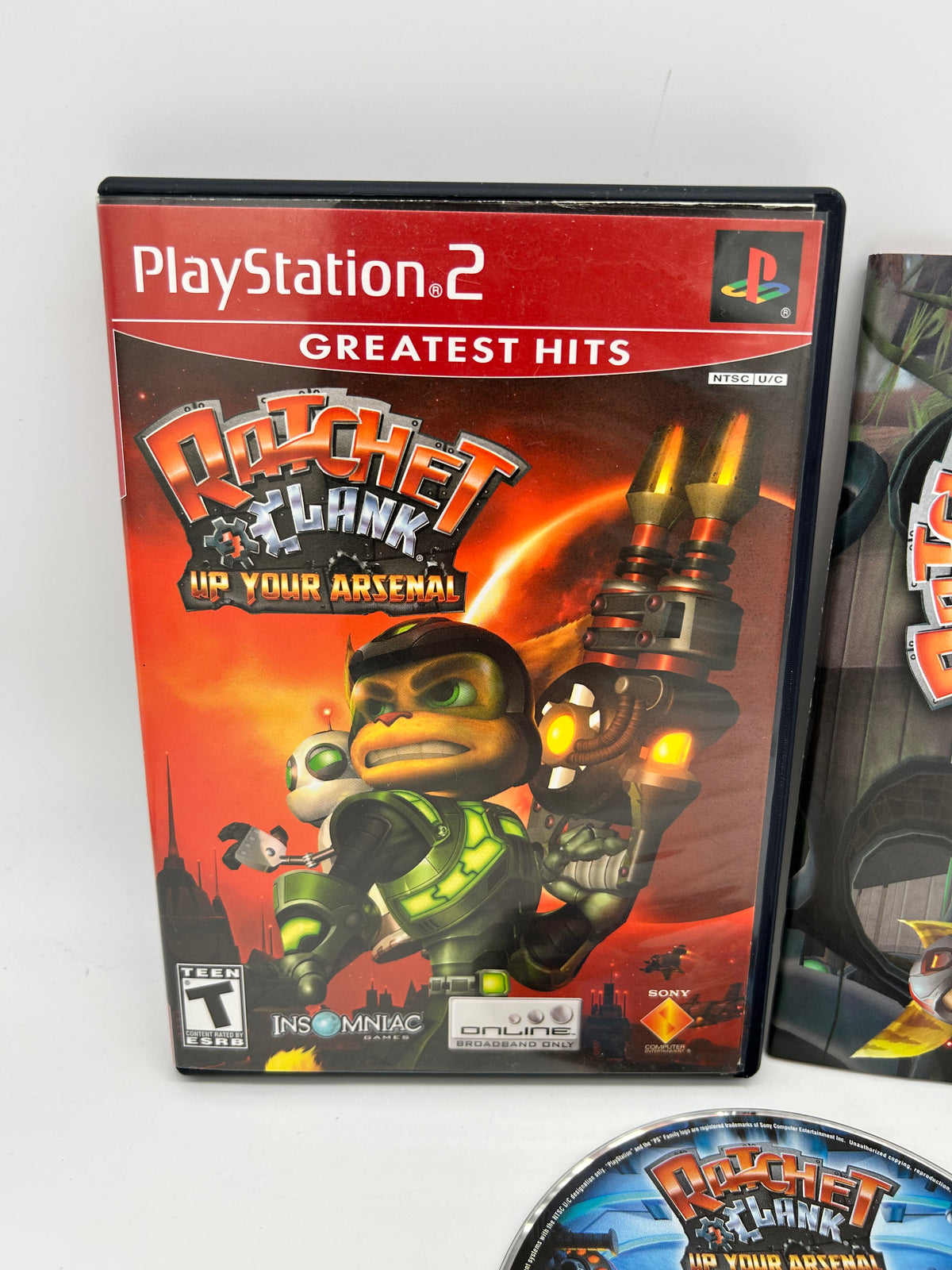 SONY PLAYSTATiON 2 [PS2] | RATCHET CLANK UP YOUR ARSENAL