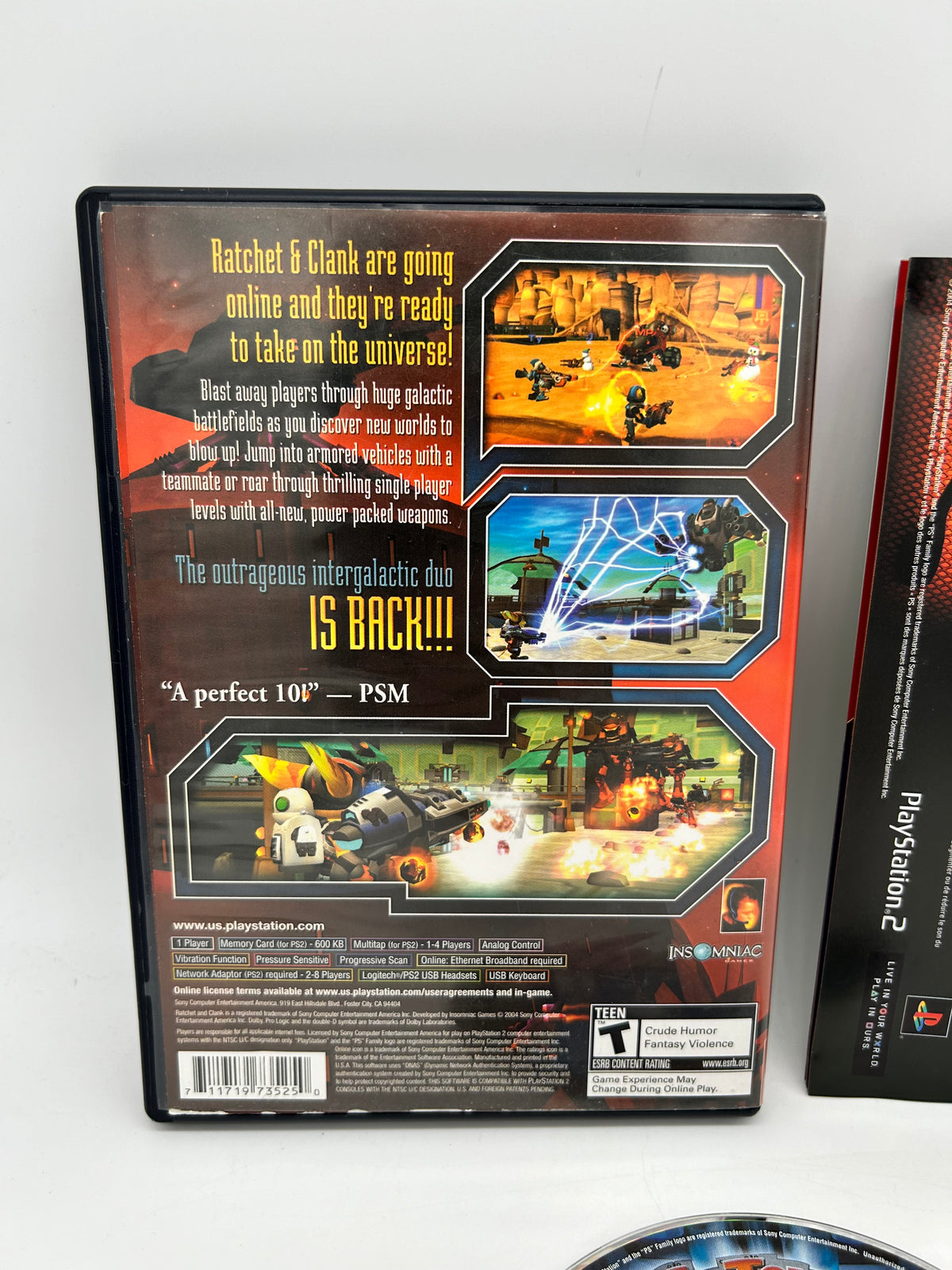 SONY PLAYSTATiON 2 [PS2] | RATCHET CLANK UP YOUR ARSENAL