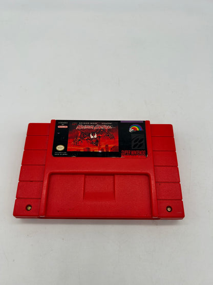 PiXEL-RETRO.COM : SUPER NINTENDO NES (SNES) GAME NTSC SPIDER-MAN VENOM MAXIMUM CARNAGE