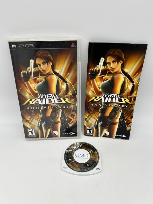 PiXEL-RETRO.COM : SONY PLAYSTATION PORTABLE (PSP) COMPLET CIB BOX MANUAL GAME NTSC TOMB RAIDER ANNIVERSARY