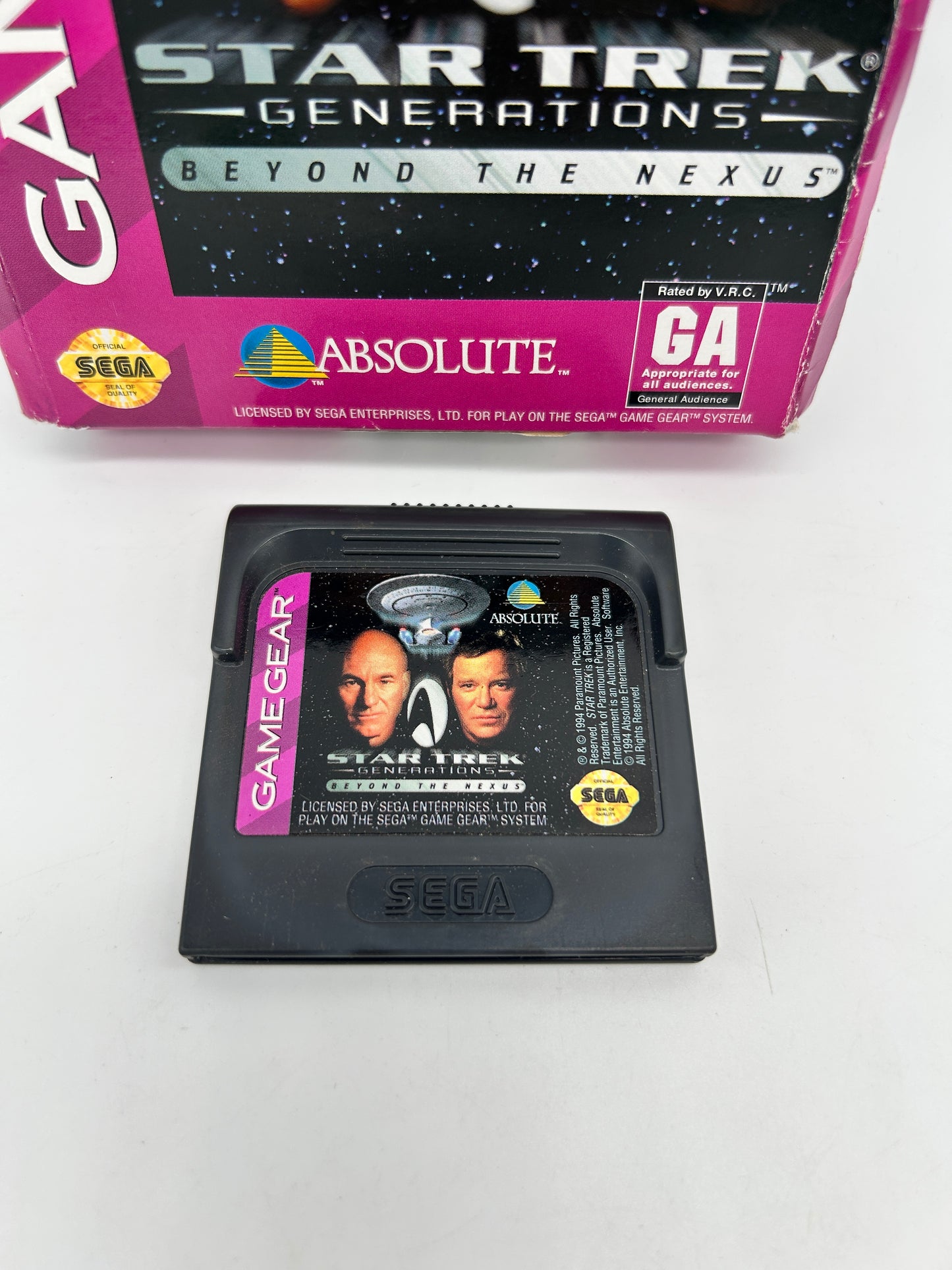 SEGA GAME GEAR | STAR TREK GENERATiONS BEYOND THE NEXUS