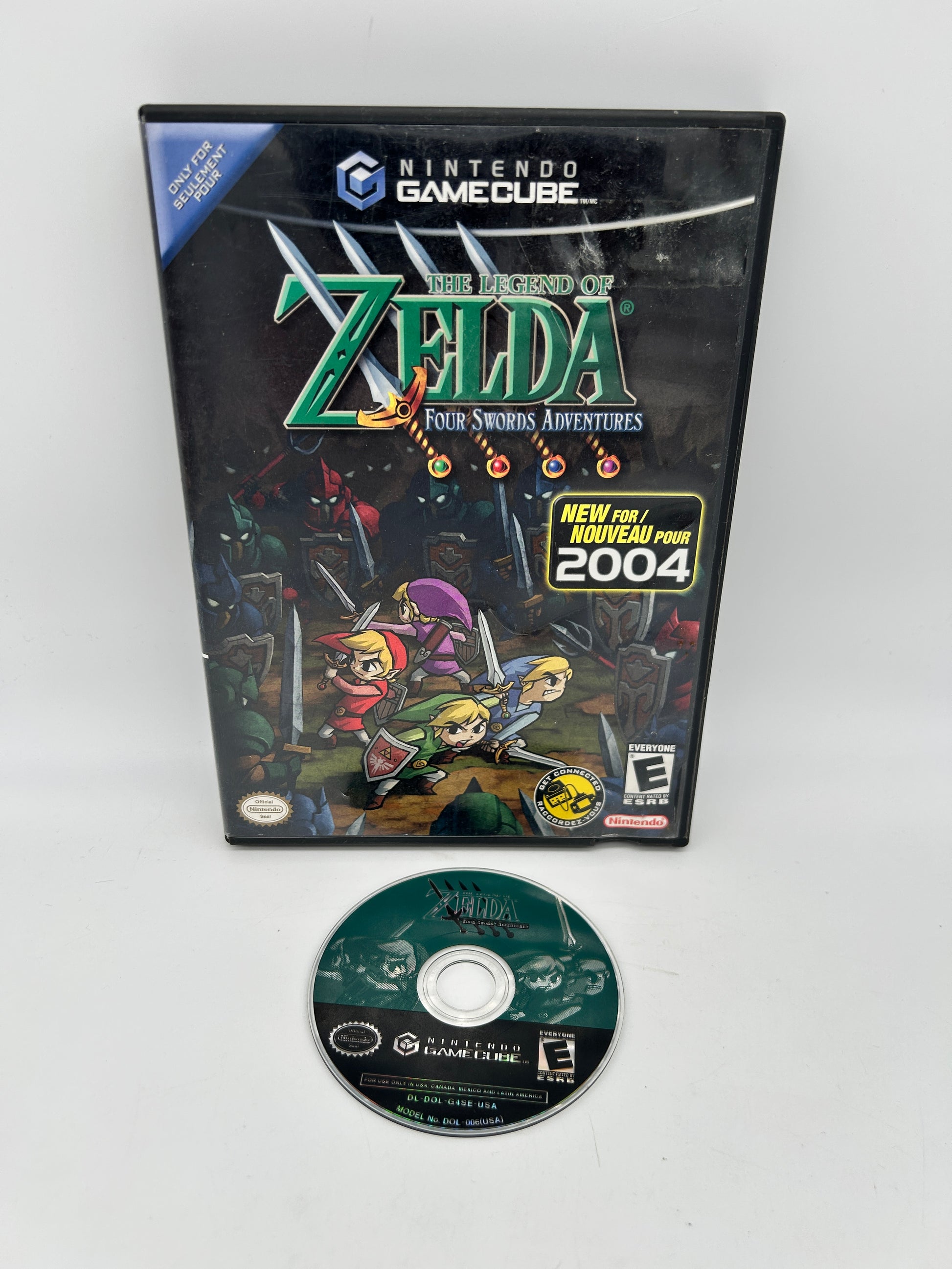 PiXEL-RETRO.COM : NINTENDO GAMECUBE COMPLETE CIB BOX MANUAL GAME NTSC THE LEGEND OF ZELDA FOUR SWORDS ADVENTURES