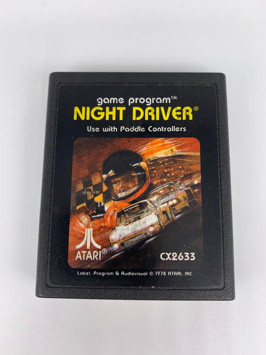 PiXEL-RETRO.COM : ATARI 2600 GAME NTSC NIGHT DRIVER
