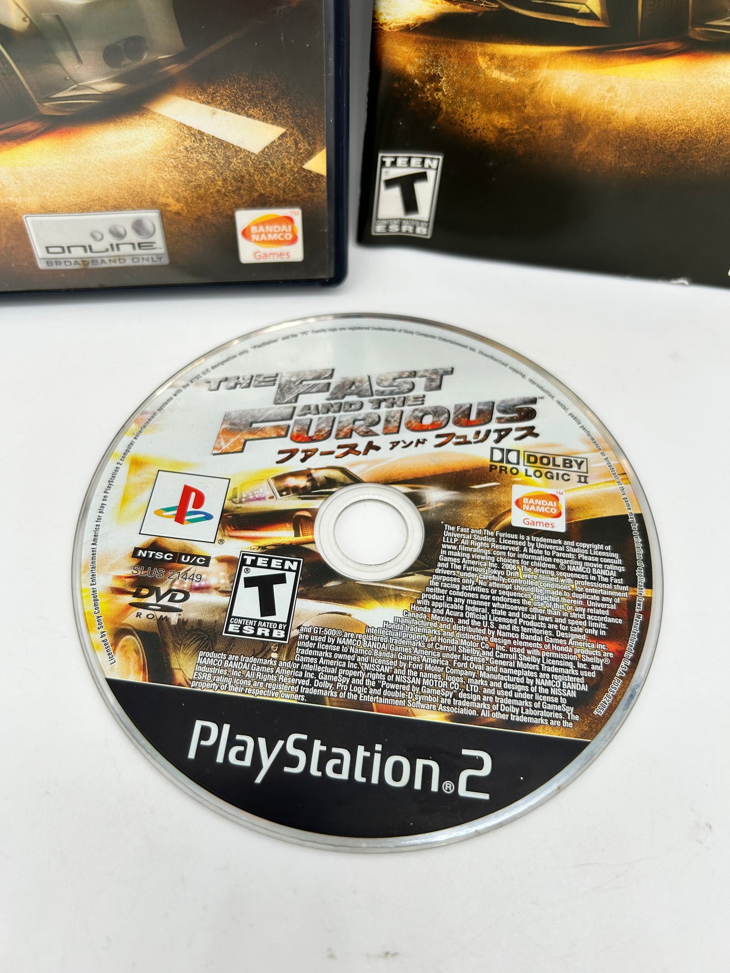 SONY PLAYSTATiON 2 [PS2] | THE FAST AND THE FURiOUS