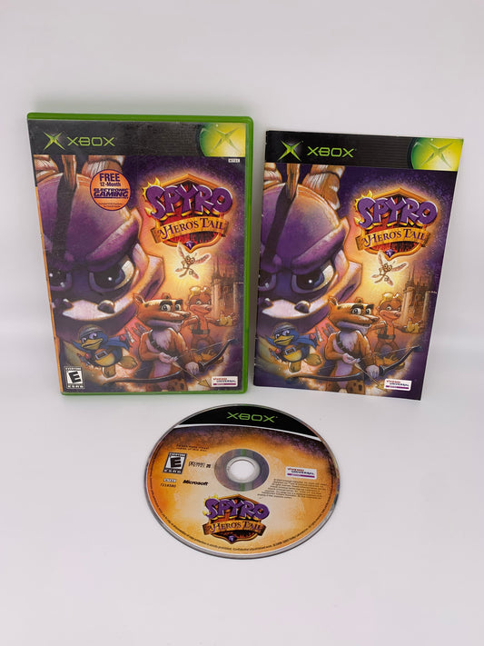 PiXEL-RETRO.COM : MICROSOFT XBOX COMPLETE CIB BOX MANUAL GAME NTSC SPYRO A HERO'S TAIL