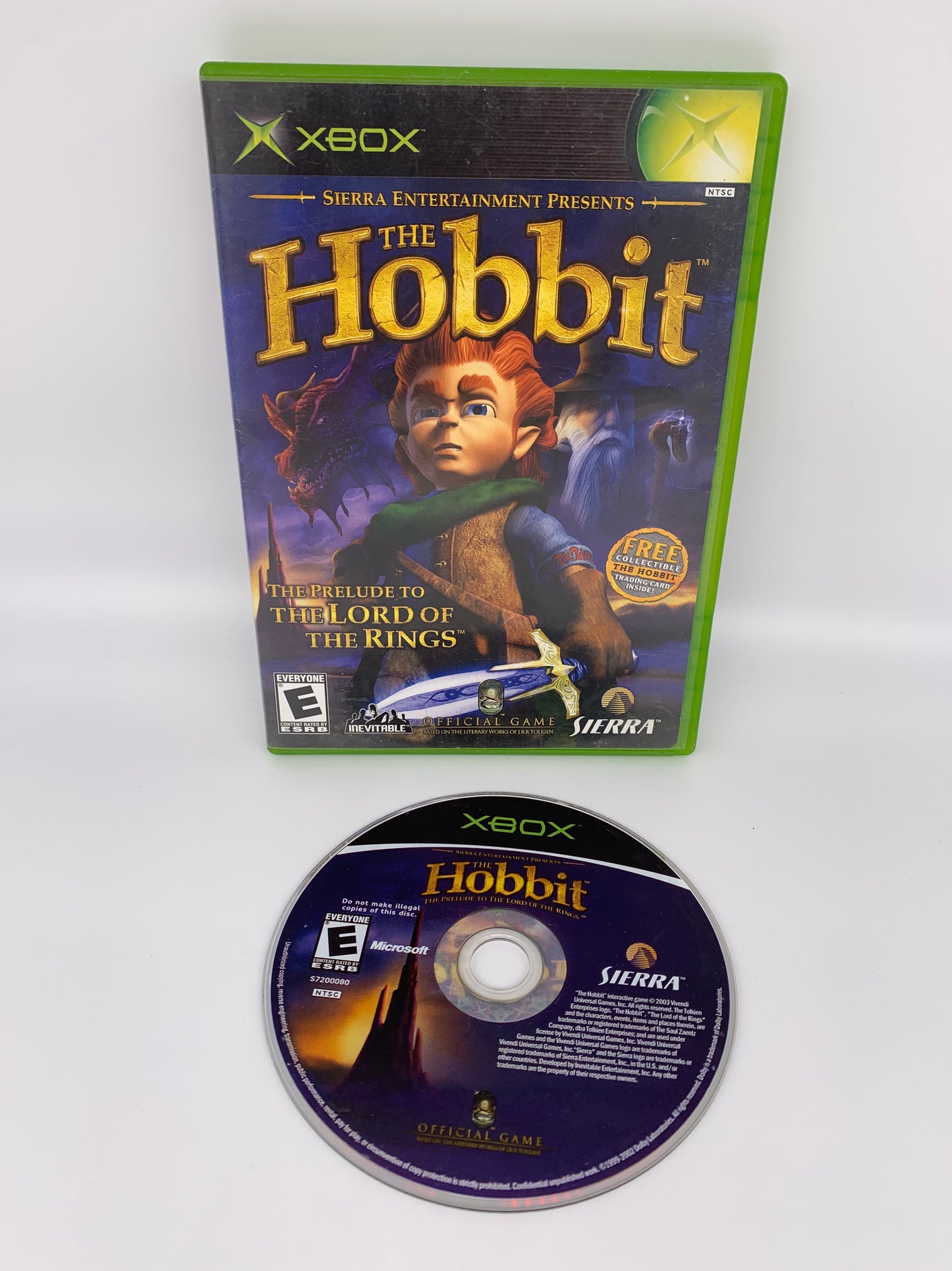 PiXEL-RETRO.COM : MICROSOFT XBOX COMPLETE CIB BOX MANUAL GAME NTSC THE HOBBIT THE PRELUDE TO THE LORD OF THE RINGS