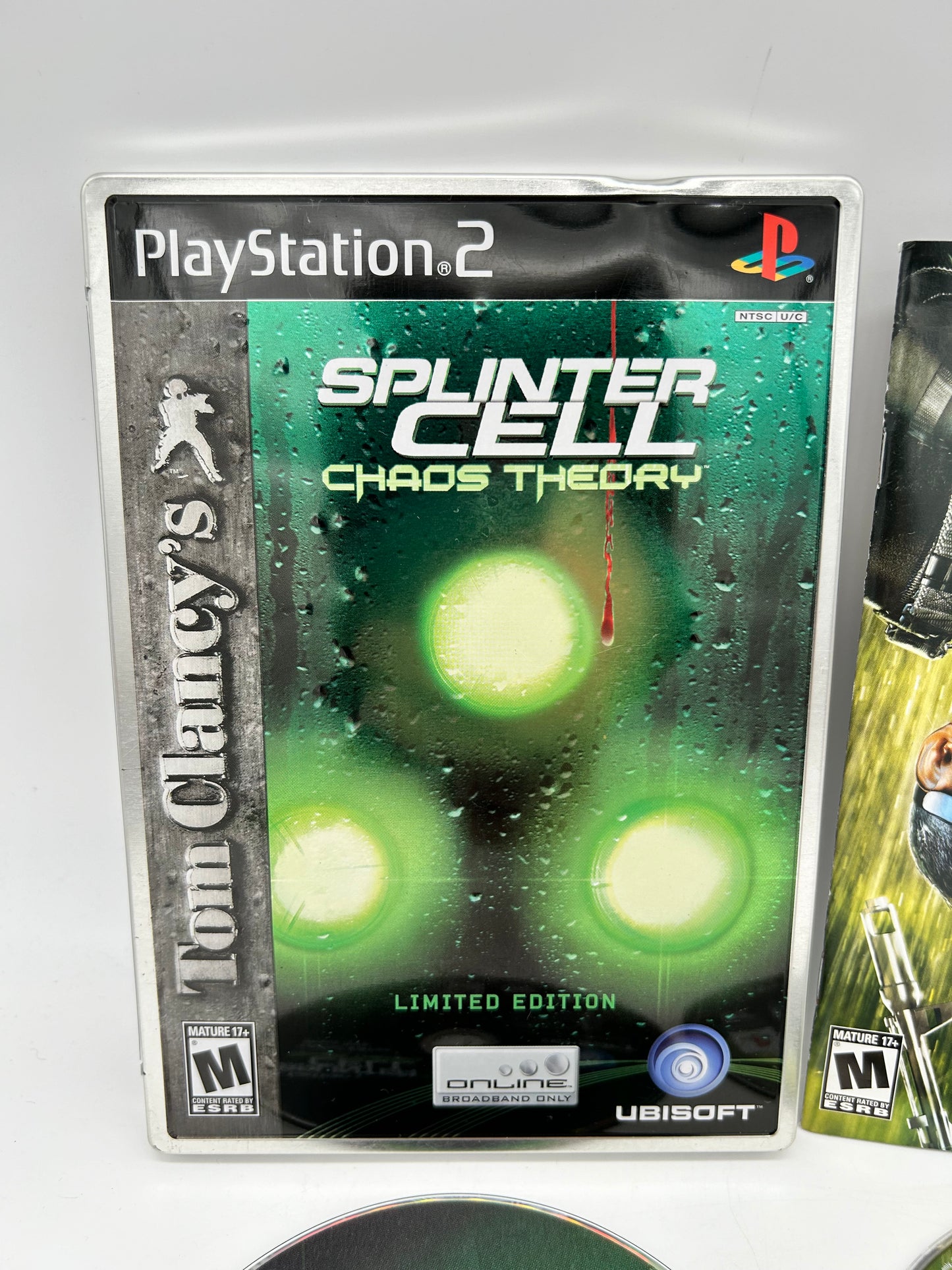 SONY PLAYSTATiON 2 [PS2] | TOM CLANCYS SPLiNTER CELL CHAOS THEORY | COLLECTORS EDiTiON