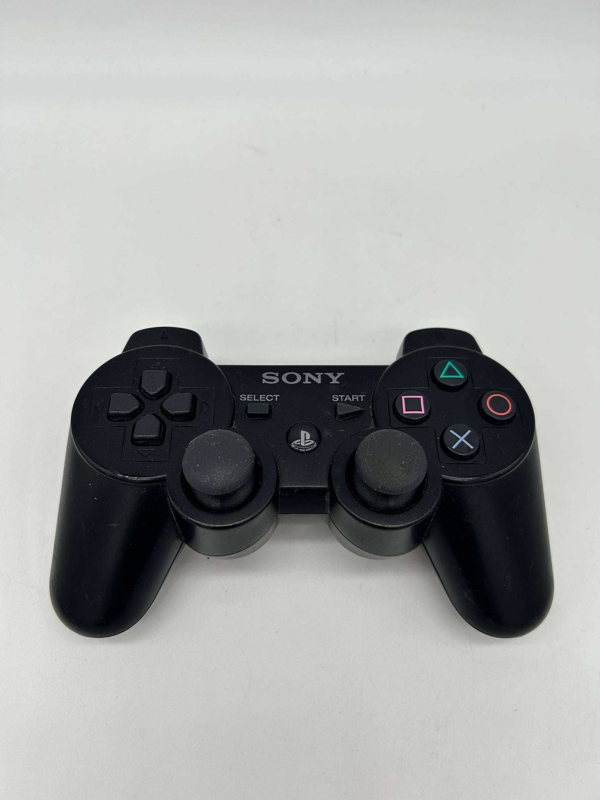 PiXEL-RETRO.COM : SONY PLAYSTATION 3 PS3 ORIGINAL BLACK WIRED DUALSHOCK CONTROLLER JOYSTICK WIRELESS CECHZC2U NTSC