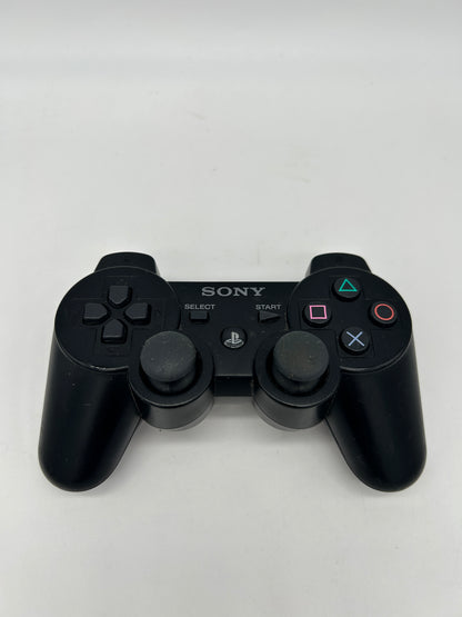 PiXEL-RETRO.COM : SONY PLAYSTATION 3 PS3 ORIGINAL BLACK WIRED DUALSHOCK CONTROLLER JOYSTICK WIRELESS CECHZC2U NTSC