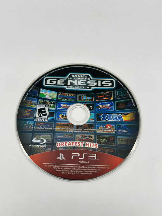 PiXEL-RETRO.COM : SONY PLAYSTATION 3 PS3 SONICS ULTIMATE GENESIS COLLECTION COMPLETE GAME BOX MANUAL NTSC