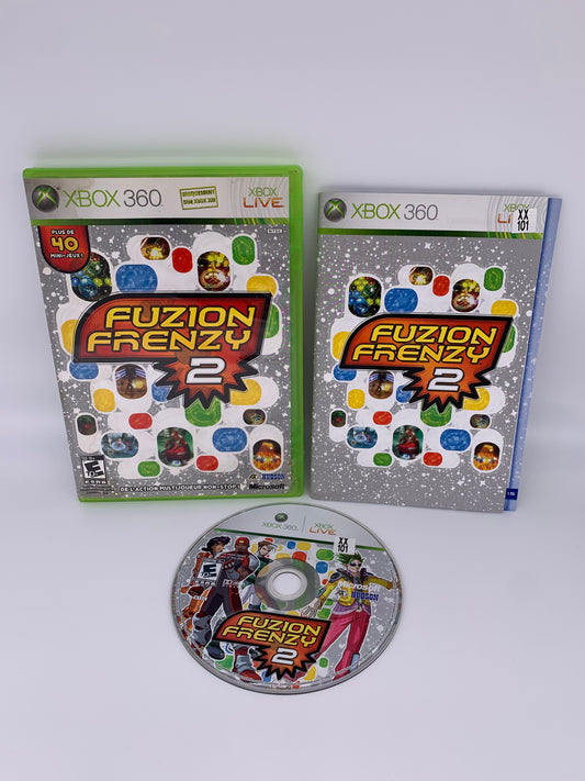 PiXEL-RETRO.COM : MICROSOFT XBOX 360 COMPLETE CIB BOX MANUAL GAME NTSC FUZION FRENZY 2