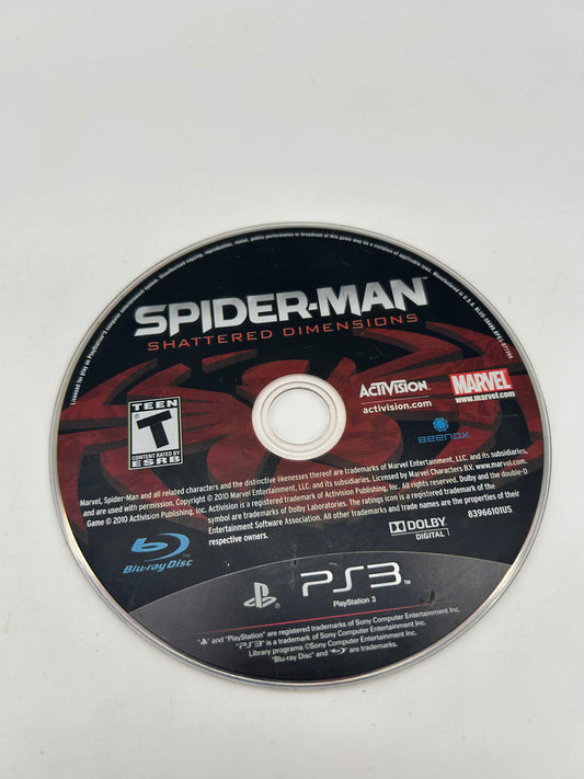 PiXEL-RETRO.COM : SONY PLAYSTATION 3 (PS3) COMPLET CIB BOX MANUAL GAME NTSC SPIDER-MAN SHATTERED DIMENSIONS