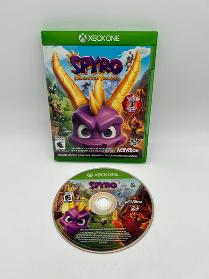 PiXEL-RETRO.COM : MICROSOFT XBOX ONE COMPLETE CIB BOX MANUAL GAME NTSC SPYRO REIGNITED TRILOGY