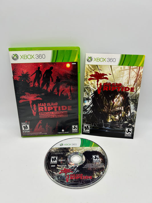 PiXEL-RETRO.COM : MICROSOFT XBOX 360 COMPLETE CIB BOX MANUAL GAME NTSC DEAD ISLAND RIPTIDE SPECIAL EDITION