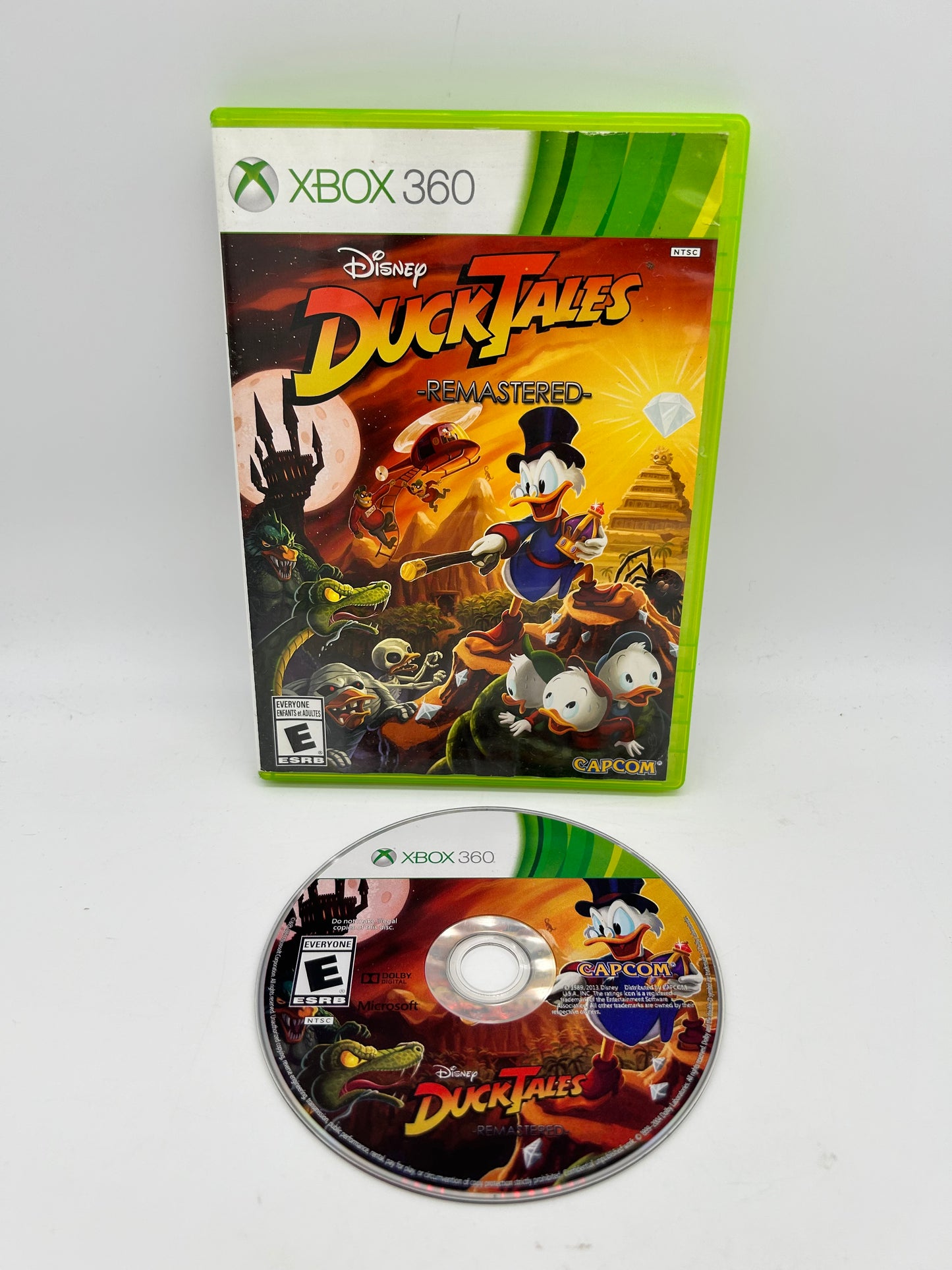 PiXEL-RETRO.COM : MICROSOFT XBOX 360 COMPLETE CIB BOX MANUAL GAME NTSC DUCKTALES REMASTERED DUCK TALES