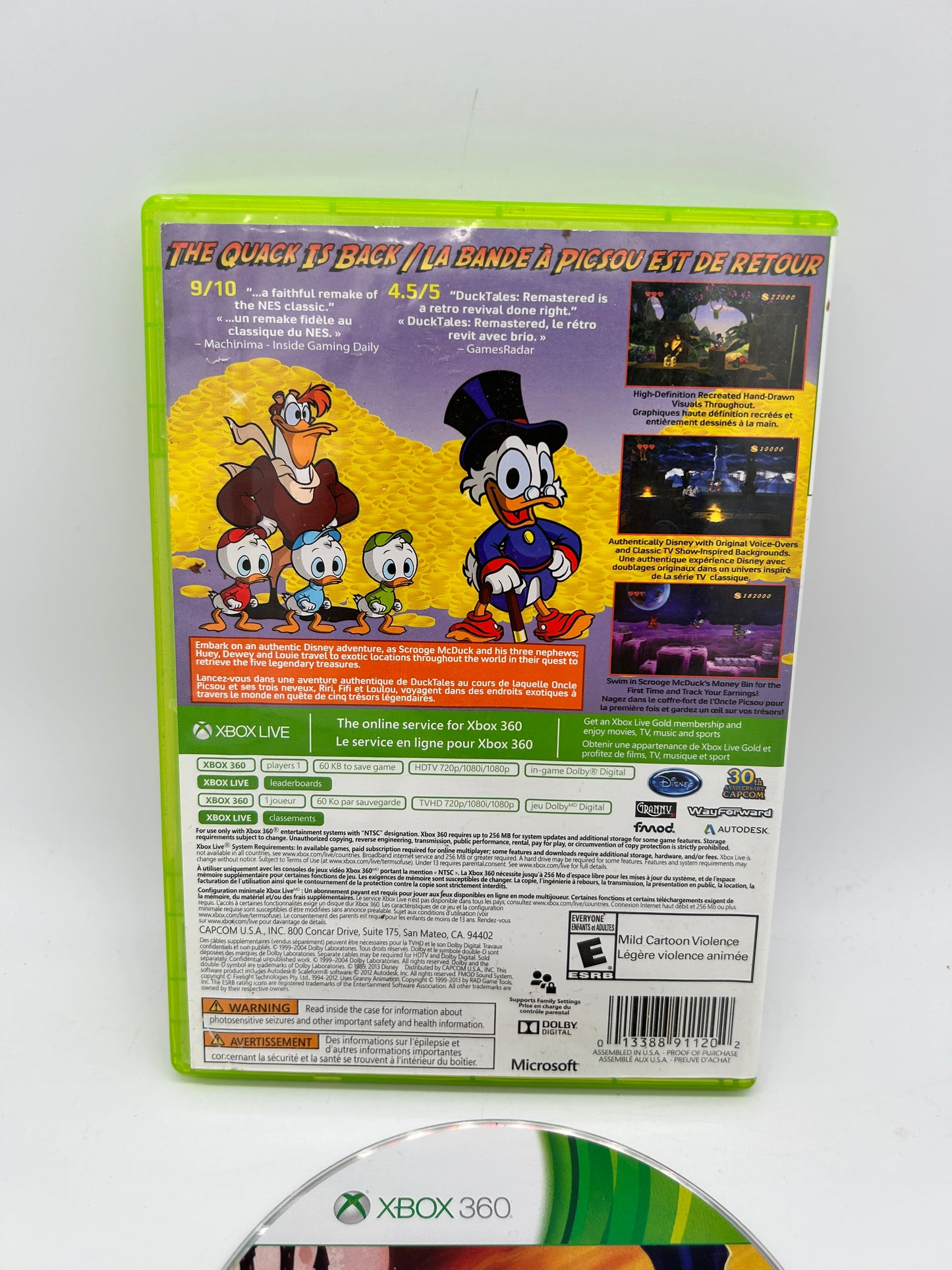 Microsoft XBOX 360 | DUCKTALES REMASTERED