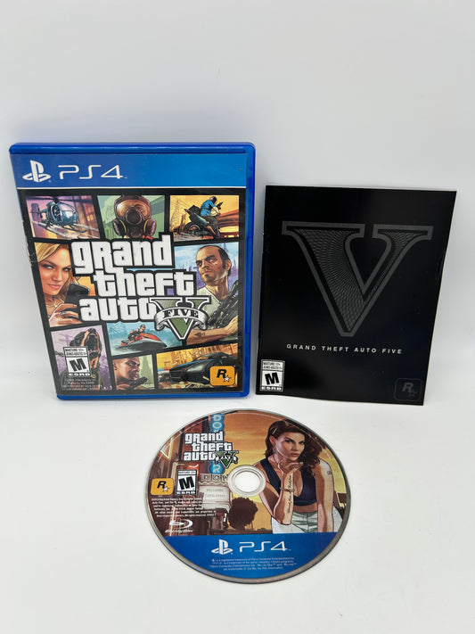 PiXEL-RETRO.COM : SONY PLAYSTATION 4 (PS4) COMPLETE CIB BOX MANUAL GAME NTSC GRAND THEFT AUTO V