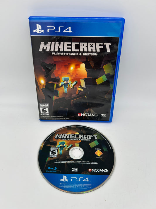 PiXEL-RETRO.COM : SONY PLAYSTATION 4 (PS4) COMPLETE CIB BOX MANUAL GAME NTSC MINECRAFT 