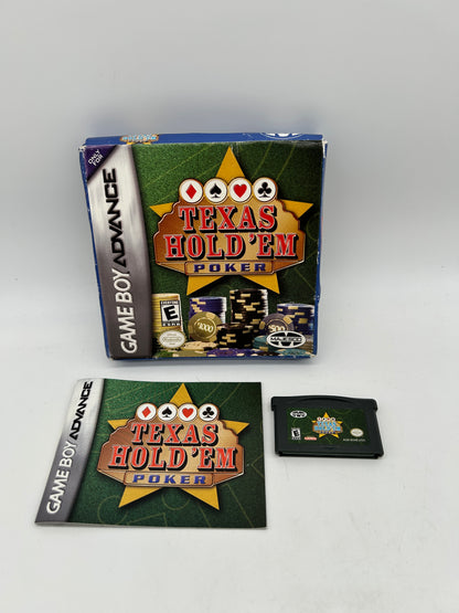 PiXEL-RETRO.COM : GAME BOY ADVANCE (GBA) COMPLETE (CIB) GAME, BOX, INSCRUCTION MANUAL, NTSC TEXAS HOLD'EM POKER
