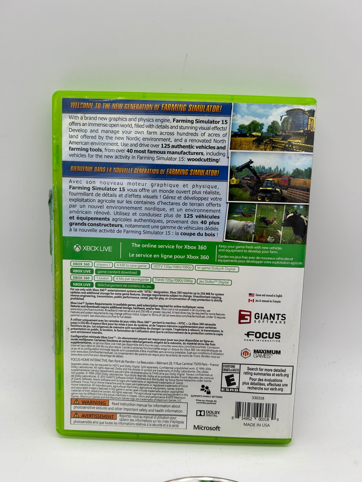 Microsoft XBOX 360 | FARMiNG SIMULATOR 15